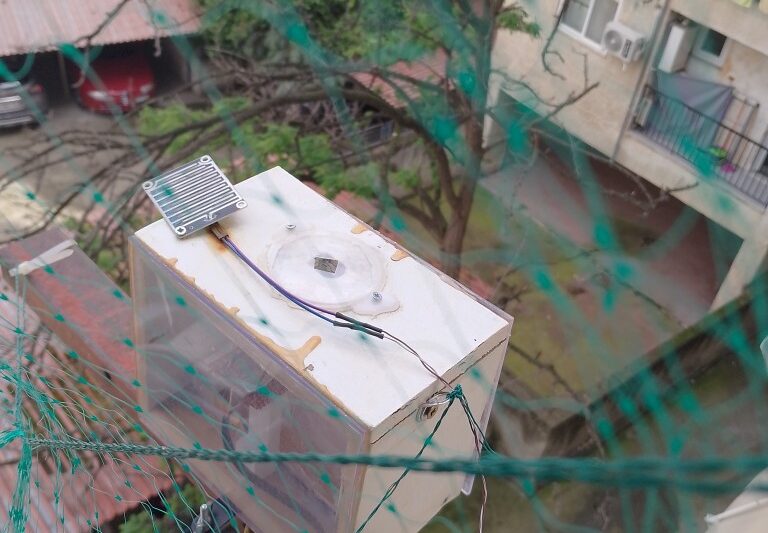 Rain gauge damaged