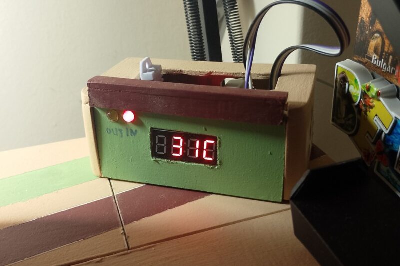 Mini weather station with temp display – Update